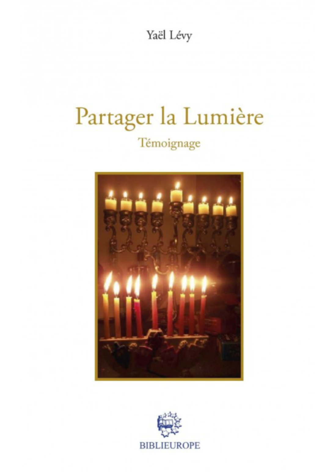 Couverture Partager la Lumière